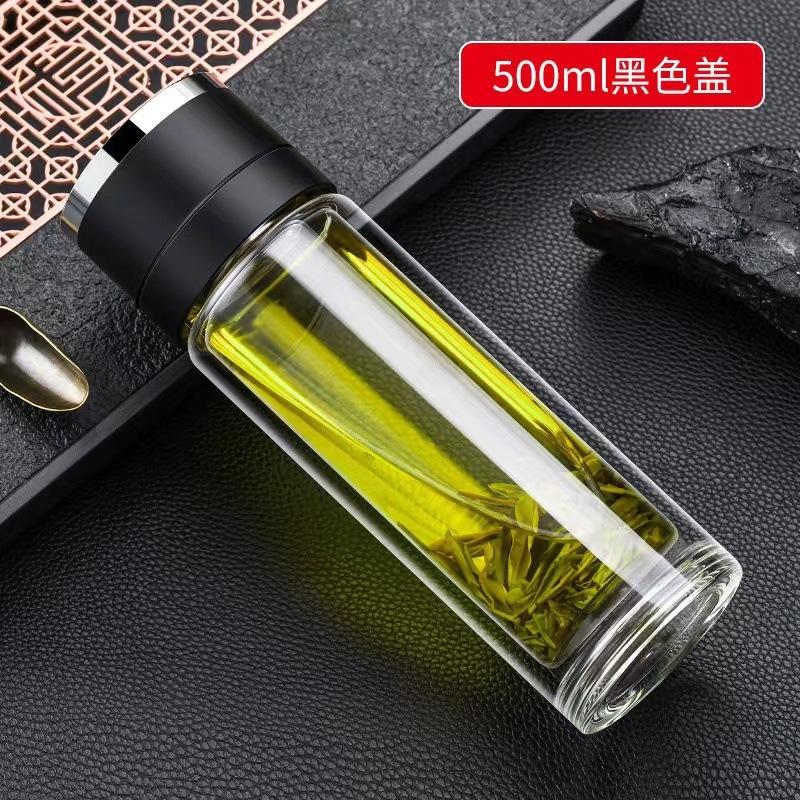 

Thermos cup simple business water cup anti-scalding cup cover tea cup 301-400ml