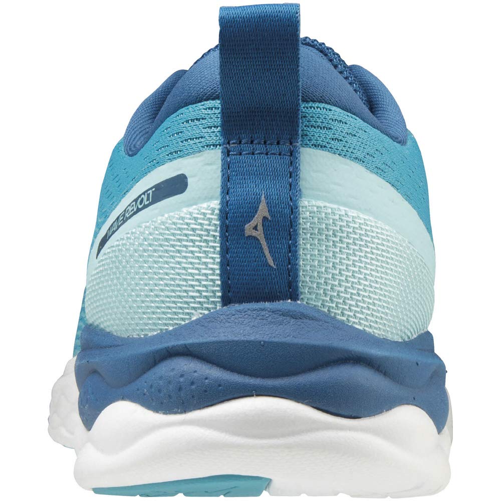 Mizuno Wave Revolt Running Blue x 23 2E Women's Shoes, Gray, cm,