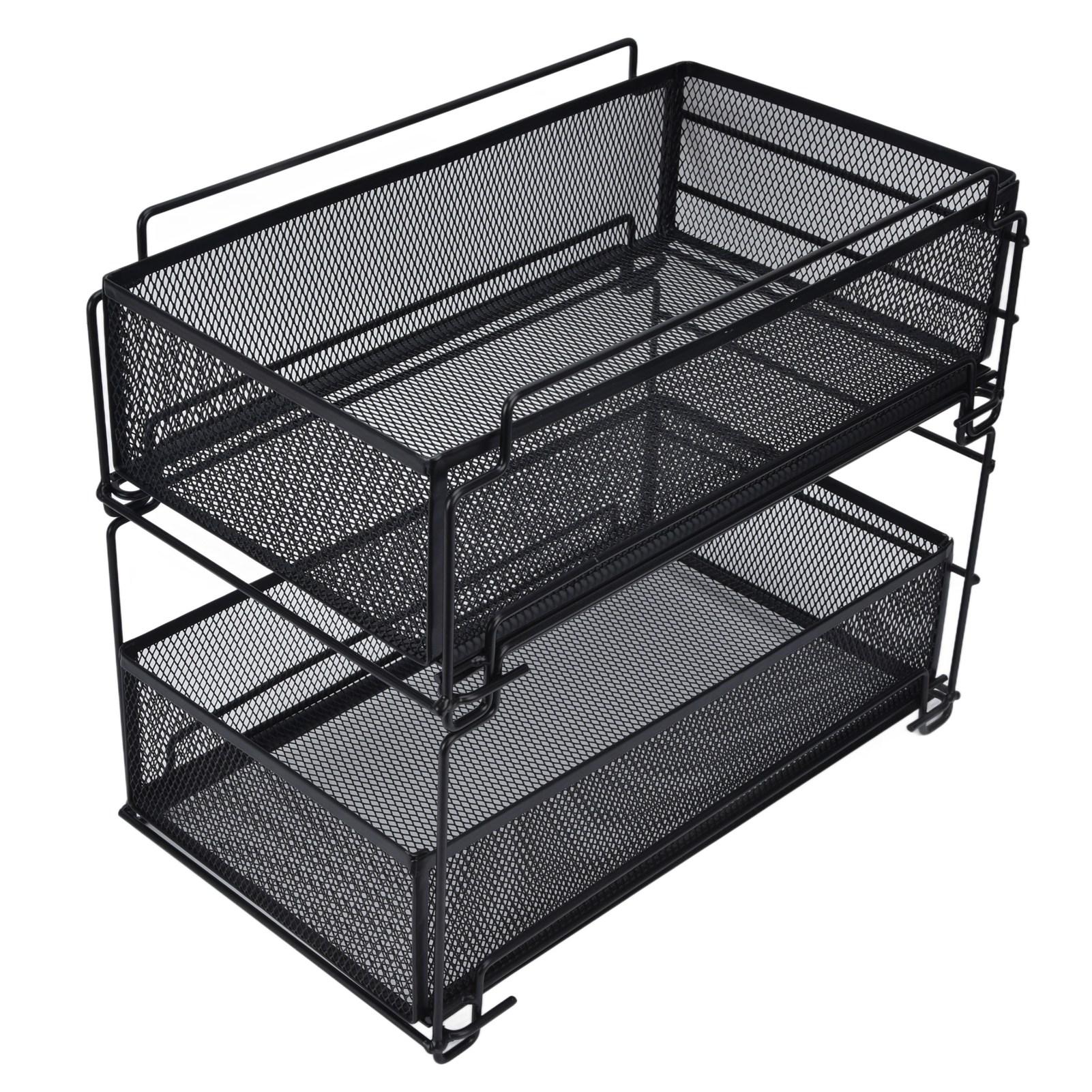 

Кухонный ящик для хранения, корзина, многослойная кухонная полка, выдвижная под раковиной