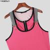 INCERUN Sommer Herren Ärmellos Gestreift Patchwork Lässig Sport Tanktops Weste