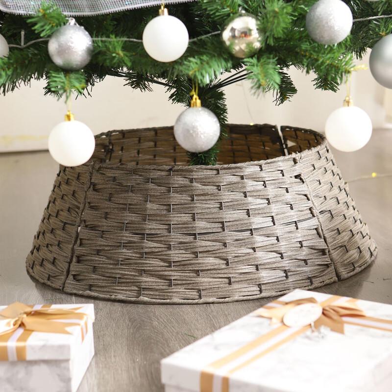 Densely Packed Artificial Christmas Tree
