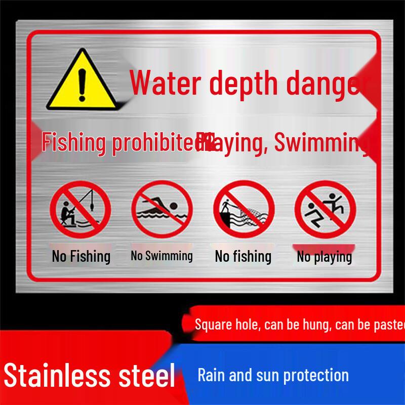 Langxi Metal Restricted Space Warning Sign