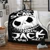 Jack Skellington Blanket Soft & Cozy Perfect for Livingroom Seaside Picnics All-Season Use Playful Design Birthday Christmas Gift Blanket