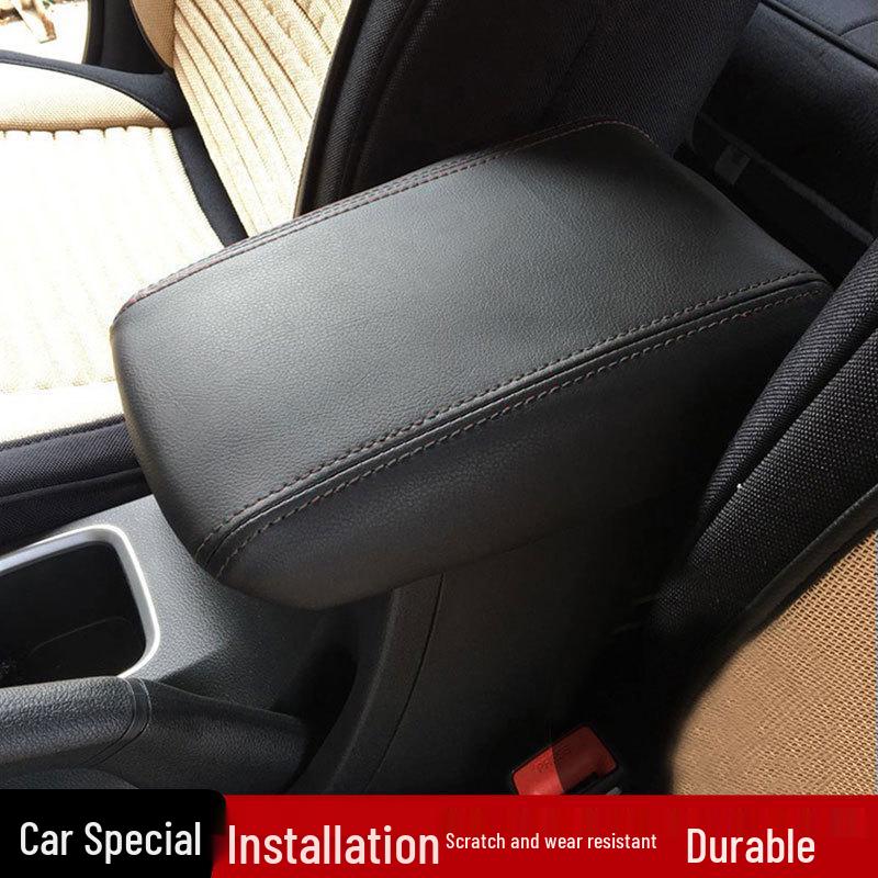 Hyundai iX35 18-20 Armrest Box Leather Cover - Protective Interior Modification Pad
