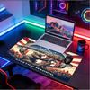 Custom Name Personalized Atletico Madrid Pattern Mousepad, Laptop PC Desk Mat, Decorative Desk Mat for Home Keyboard Pad Gift