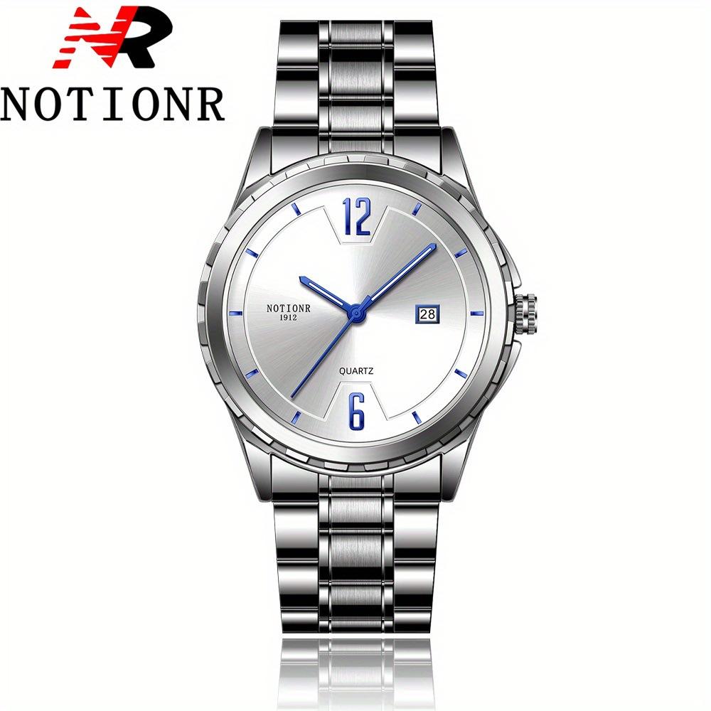 Men S Business Casual Stainless Steel Strap Casual Fashion Date Display Quartz Men S Hand