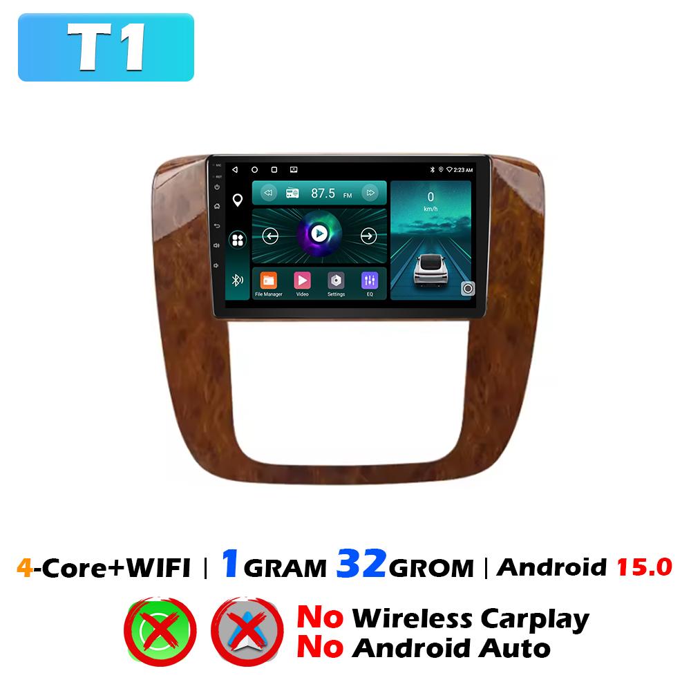 

Android 15 Car Radio For GMC Yukon Sierra Chevrolet Tahoe 2007-2012 Carplay Multimedia Video Player Navigation GPS Stereo WIFI4G