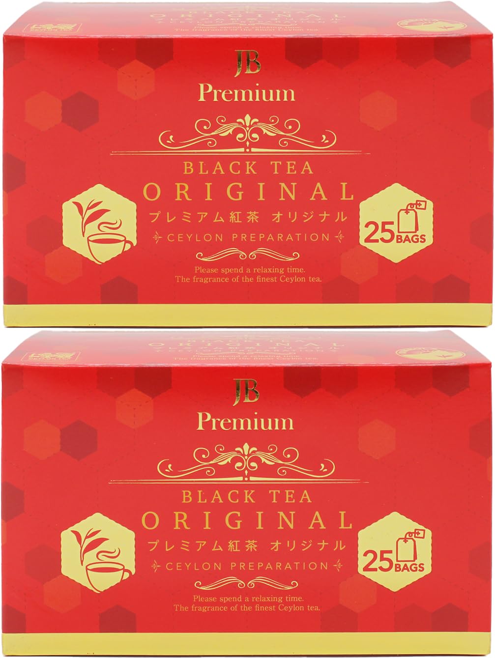 Ceylon Family JB Premium Black Tea Original 25p x 2 boxes