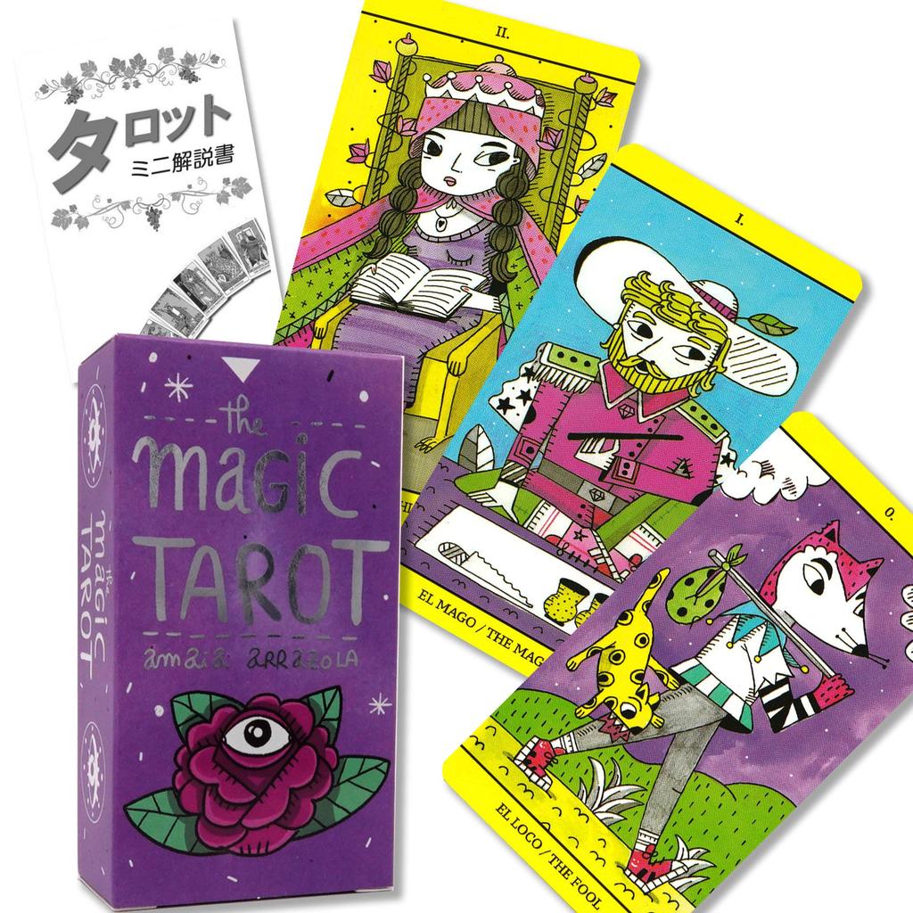 The Magic Tarot Tarot Fortune Telling Method with Japanese Instruction Manual Authentic Tarot Cards 78 Sheets