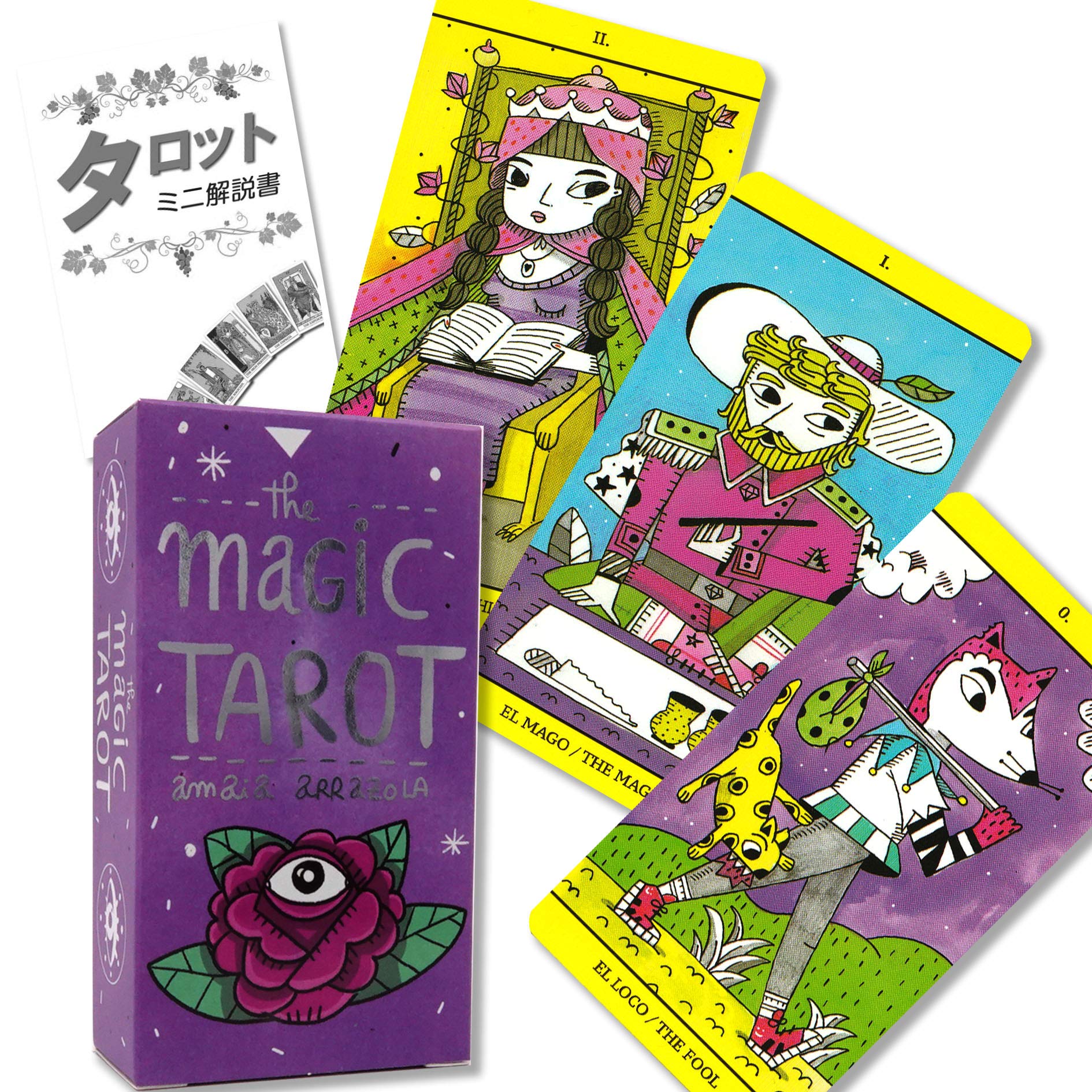 The Magic Tarot Tarot fortune telling method with Japanese instruction manual Authentic tarot cards 78 sheets