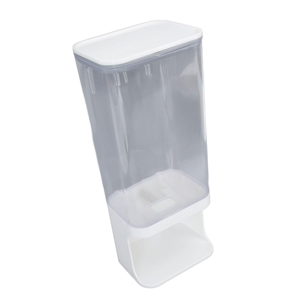 Rice Container tight Storage Dispenser Wall Mounted ed Bucket Press Type Kitchen Supplies