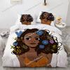 African Girl Bedding Set Duvet Cover 3d Bedding Fashion Design Decoration King Duvet Cover Set Double Bed Set Bedding Sets