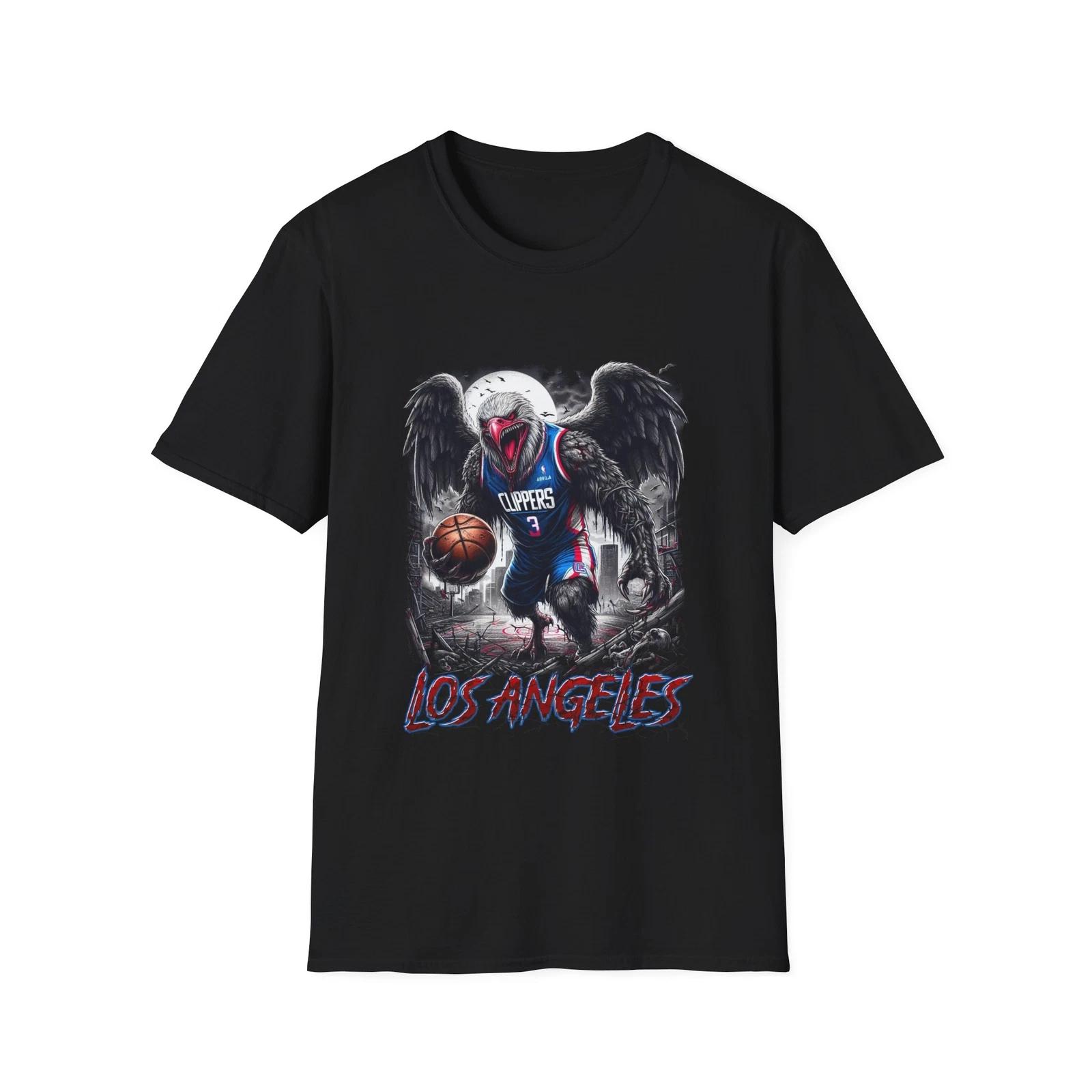Футболка с хоррор-машапом LA Clippers M