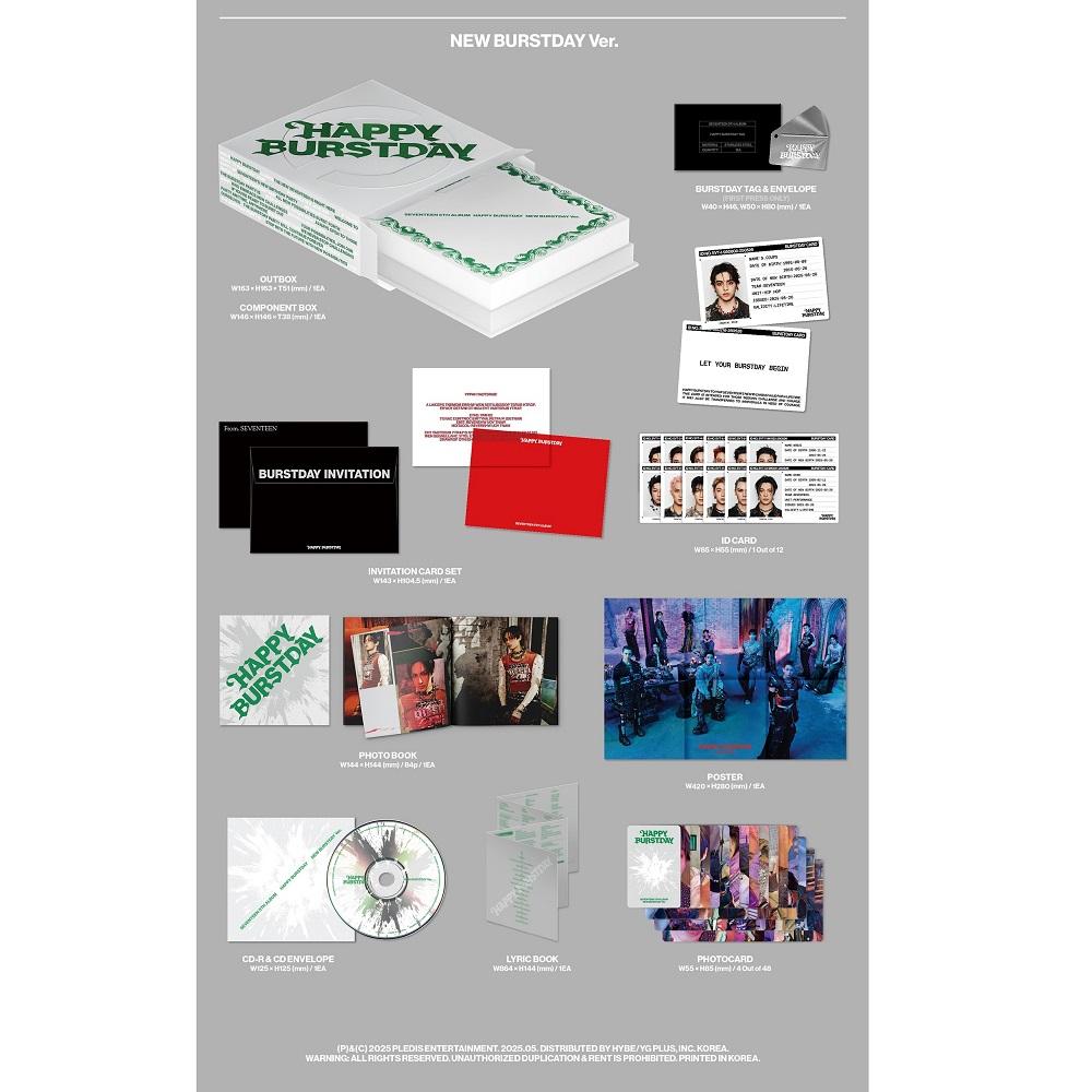 Seventeen HAPPY BURSTDAY 5. Album CD