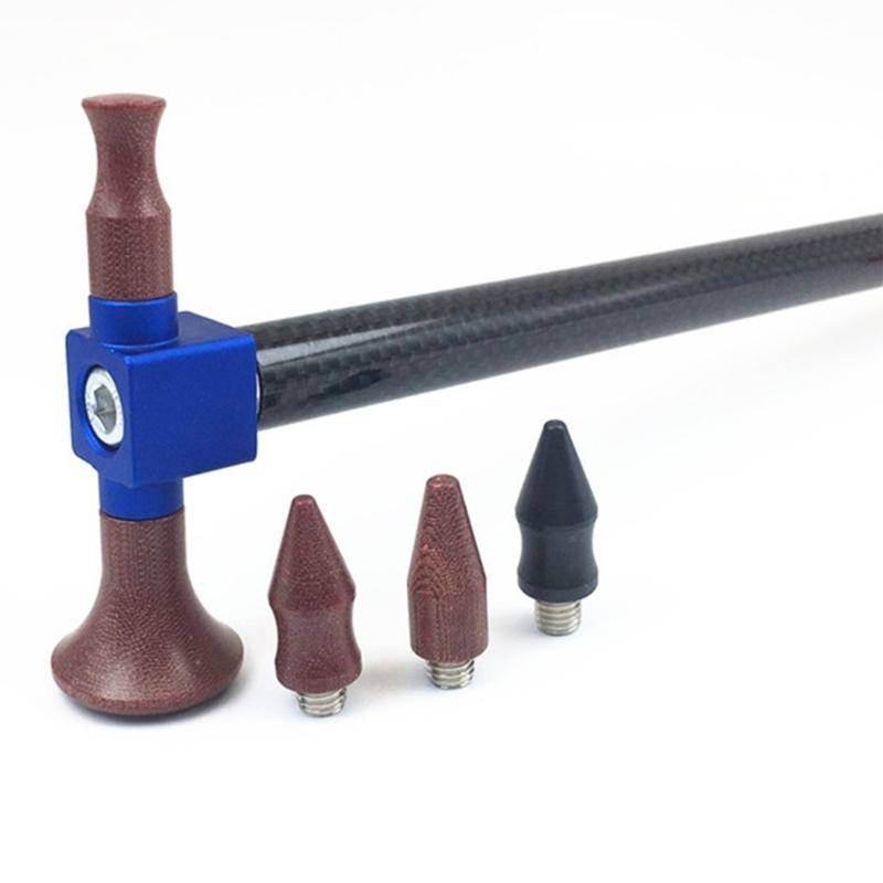 Pack of 5 Car Dent Repair Tool Heads Tip Dent Hammer Replacement Head Dent Removal Tool Accessories Universal