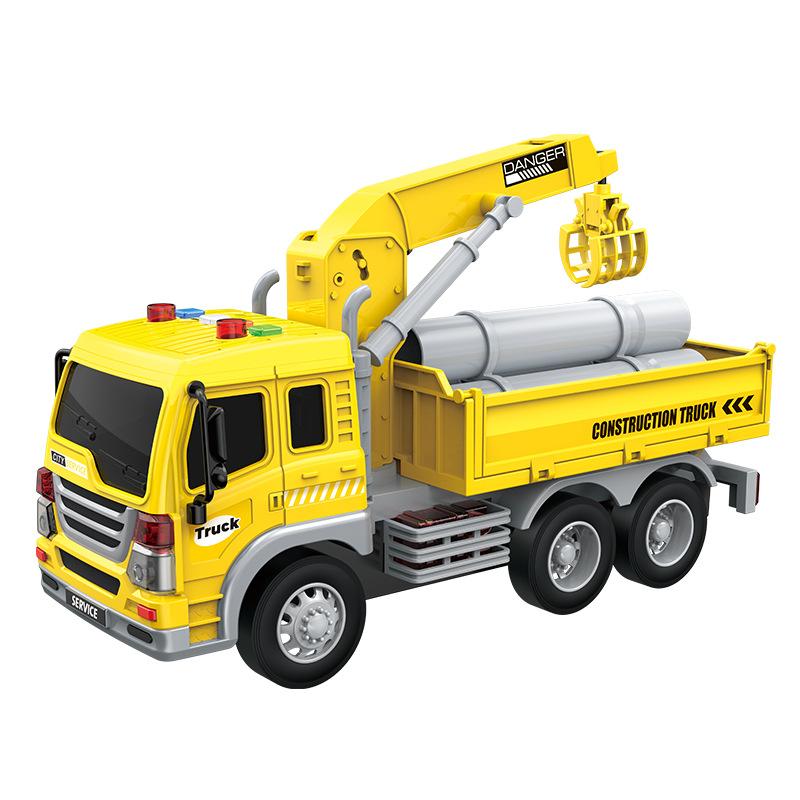 Dětské hračky Inerciální náklaďák na dřevo Vodní náklaďák Silniční odtahový náklaďák Zvukové a lehké autíčko