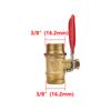 1/8" 1/4" 3/8" 1/2" BSP Female/Male Thread Brass Ball Valve Garden Irrigation Waterstop Controller Air Pump Water Pipe Fittings
