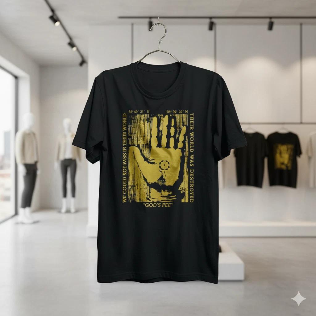 Godspeed You Black Emperor Hand Graphic Post Rock Band T-Shirt - T309 L