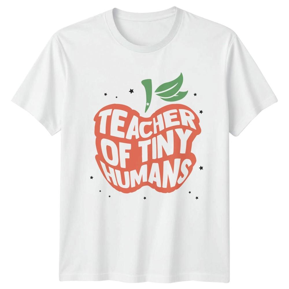 Teacher Of Tiny HuUnisexs TShirt EleUnisextary Education Teaching Gift For Him S