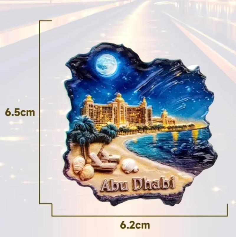 

The United Arab Emirates Fridge Stickers the Middle East Travel Souvenirs Abu Dhabi Fridge Magnets Home Decoration Wedding Gifts