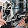 Phone Case: 2D Flat Samsung Galaxy A34 A35 M05 M06 S20 S22 S21 FE Plus 5G Layered Protection Case, Stacked Hearts, Christmas and Halloween Gift