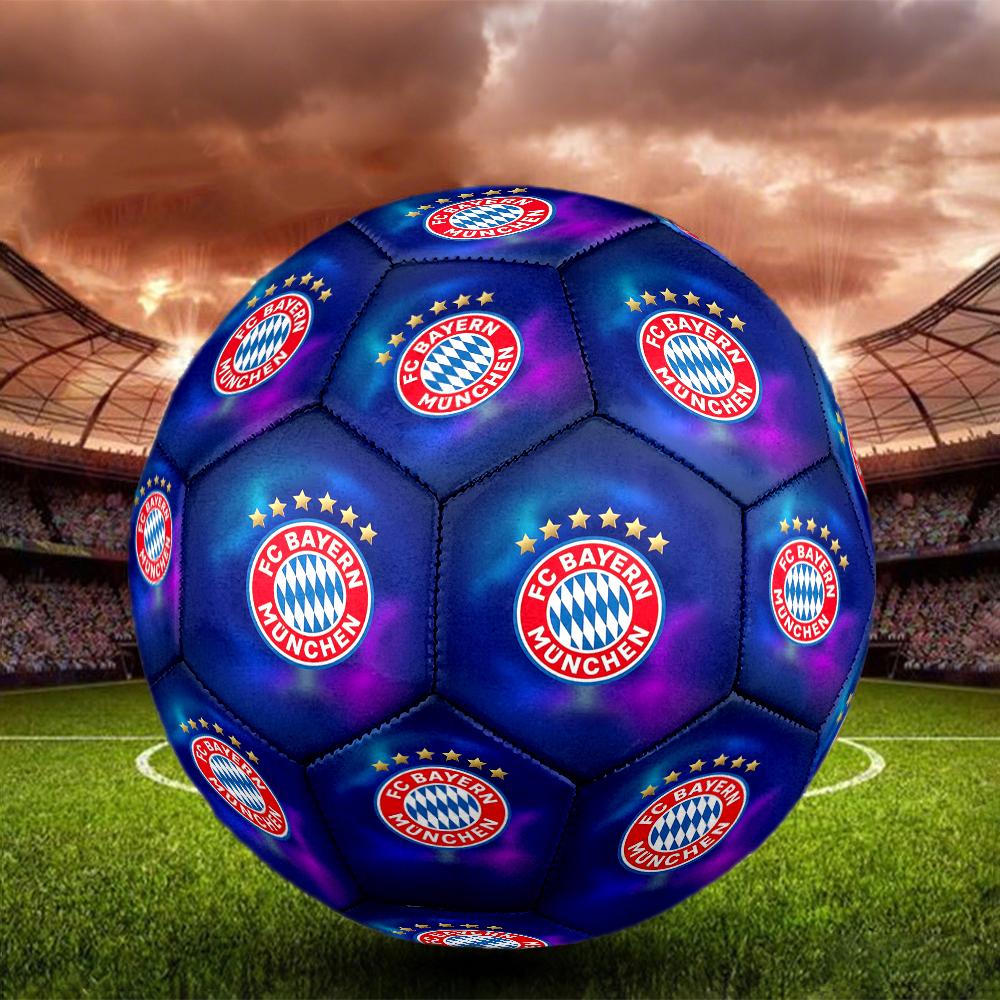 1 pz Stemma Bayern Monaco Taglia 5 Pallone da Calcio PVC Calcio Partite Sportive Allenamento Giochi all'Aperto Spiaggia Palloni Elastici 07c11