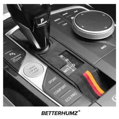 Alcantara pro BMW F44 G20 G22 G07 i4 G29 X3 G01 X5 G05 X6 G06 Auto řadicí páka Kryt Obložení Nálepka Interiér