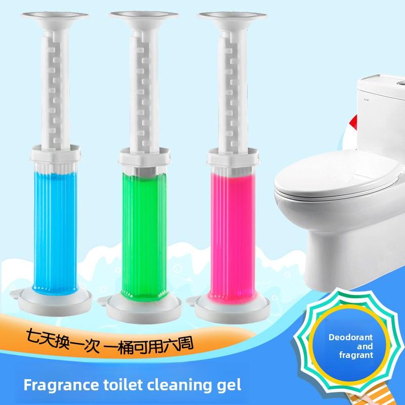 Fragrant Deodorising Toilet Gel for Removing Odours and Cleaning Bathroom Stains with A Refreshing Scent