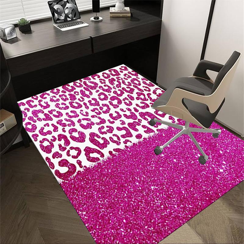 

1PC Leopard print Extra Large Non-Slip Floor carpet, Office, family, bedroom, Studio - Large Area Rug Indoor Rugs, Vibrant Colors-W298 60cm by 90cm