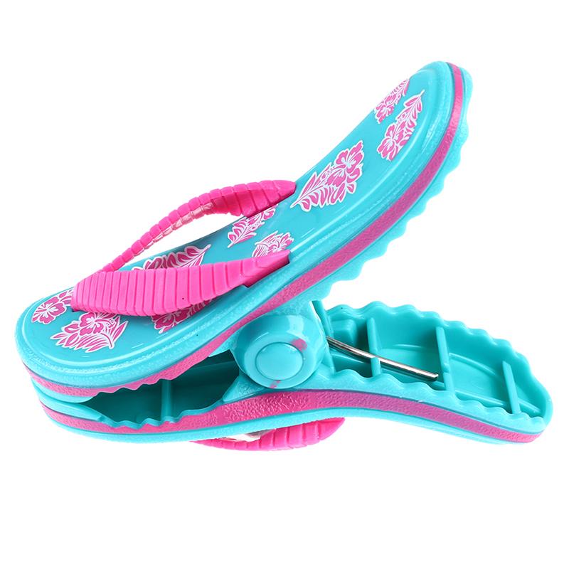 Plastic Beach Towels Clips For Sunbeds Sun Lounger Slipper Decorative Clothes Pegs Pins Large Size Drying Racks Retaining Clip