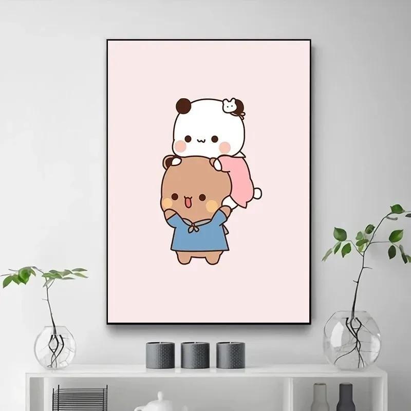 

Бубу и Дуду аниме холст постер милый гостиная настенный художественный принт домашний декор картина для спальни и офиса современная эстетика W 21cm×30cm NoFrame