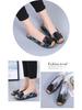 2025 Women's Printed Cowhide Pointed Toe Flats - Comfortable Casual Nursing Shoes
