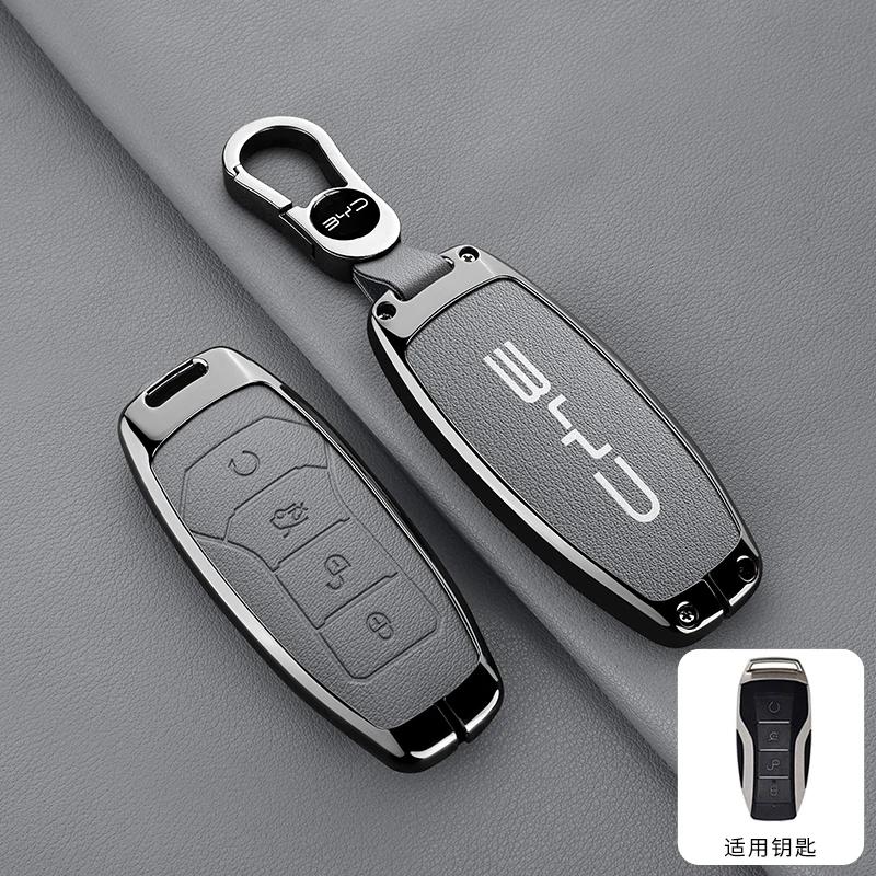 NEW Car Smart Remote Key Case Cover For BYD Song Pro Tang Dmi QIn PLUS MAX Yuan EV Dolphin seal seagull Keychain Accessories