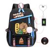 Kapibara fun peripheral printing new schoolbag cute cartoon primary and secondary school students spine backpack