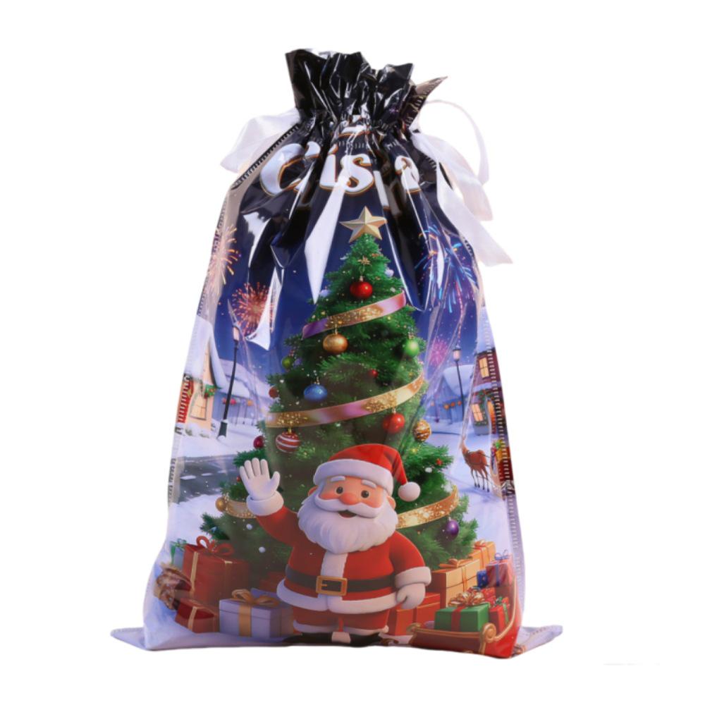 2025 Bestseller Christmas Drawstring Gift Bags Set: Perfect for Candy & More