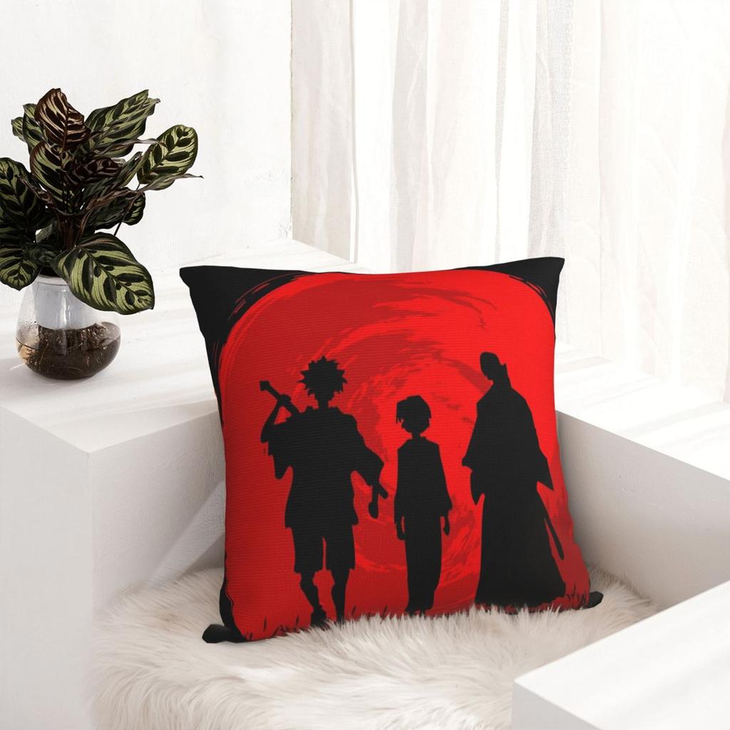 Adventure Samurai Champloo Anime Square Pillowcase Cushion Cover Pillow Case Throw Pillow Cover for Home Sofa Living Room