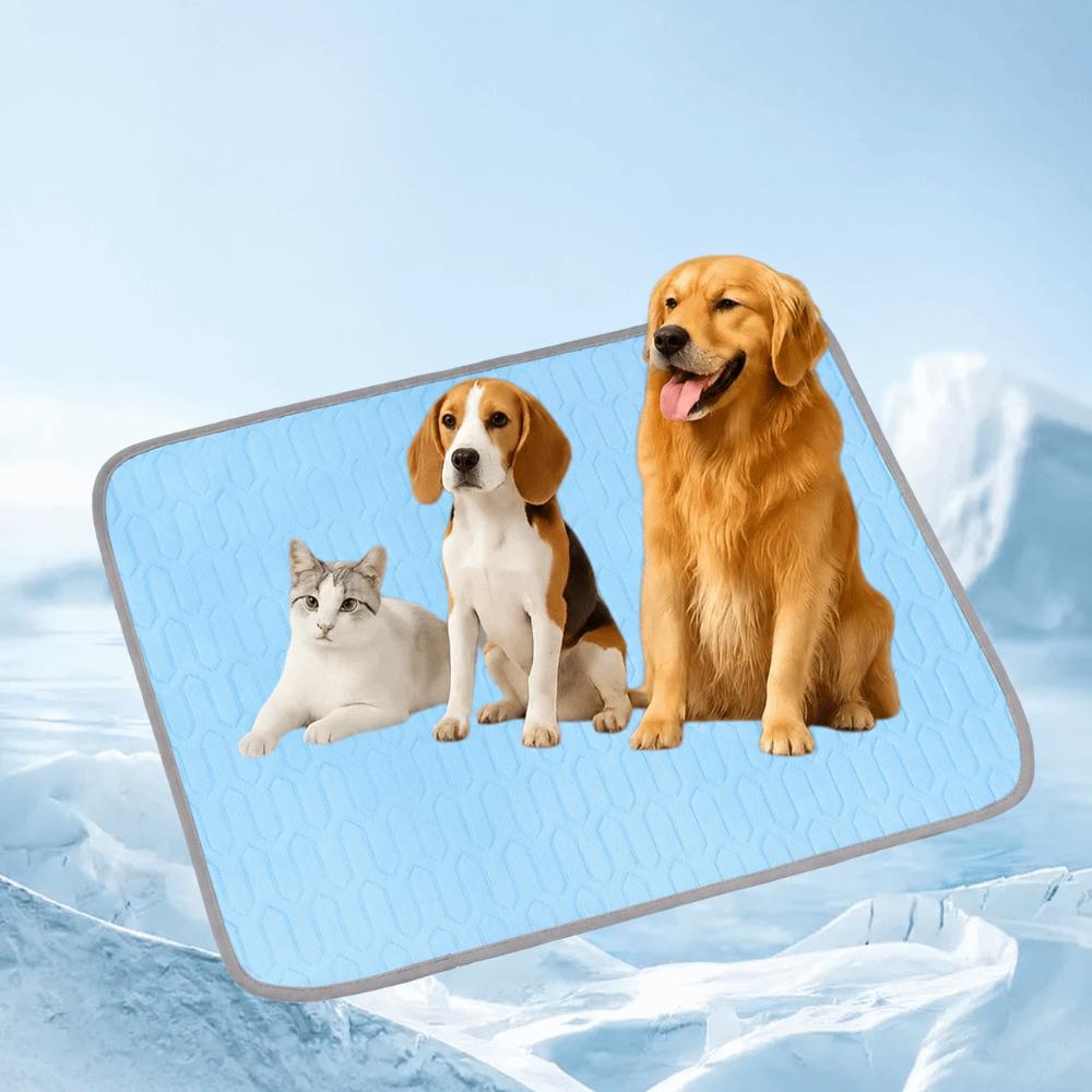 Breathable Pet Cooling Mat Cool Ice Silk Ice Pad Blankets Durable Sleeping Pad  for Dog Cat