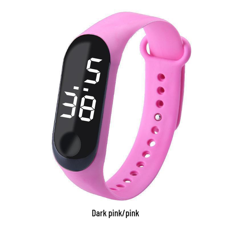 New Fashion M3LED White Light Sports Touch Control Bracelet for Campus Students & Couples.