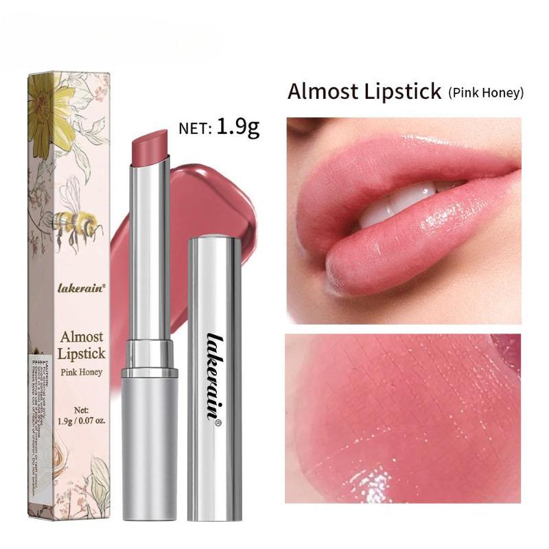 Bálsamo Labial Tonalizado Mel Preto e Rosa | Hidratante e Nutritivo para Todos os Tipos de Pele | Acabamento Brilho Natural, Previne o Ressecamento | Ideal para Cuidados Labiais de Inverno