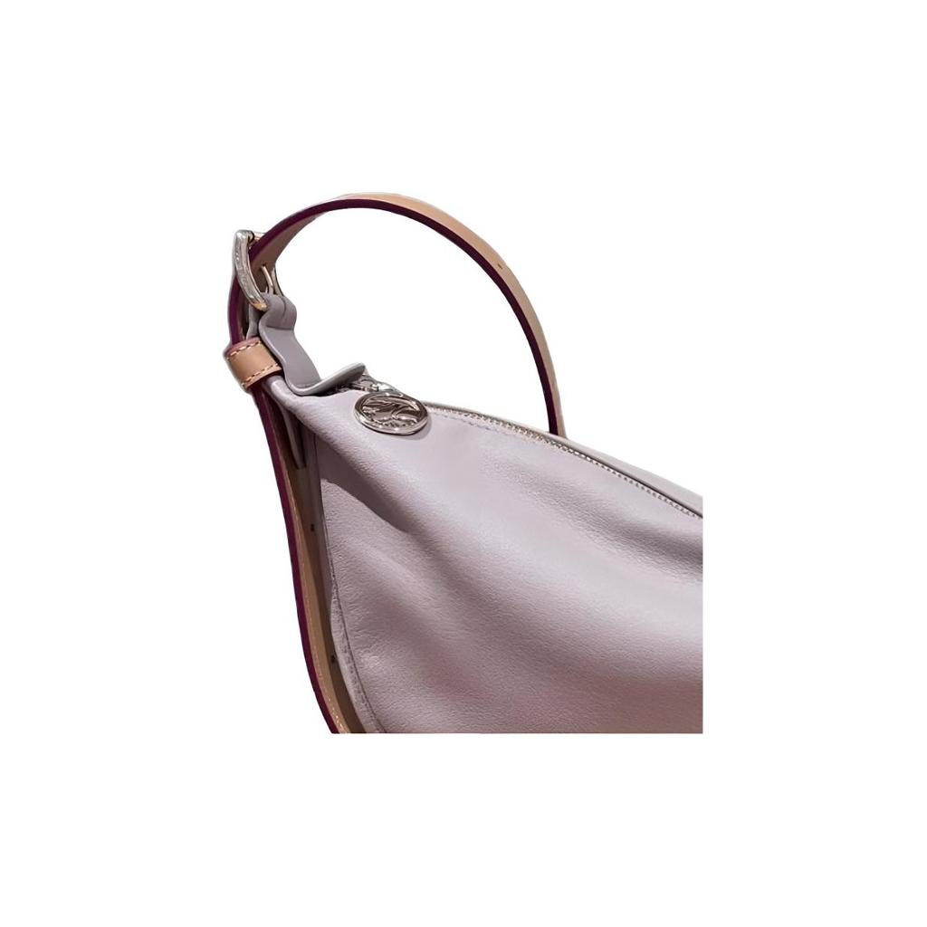 Longchamp Smoothie Half-Bag Metis Leather Crossbody Bag Medium Women Bags Earth 10312HGP266