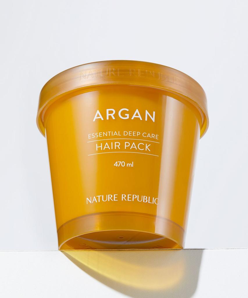 [SET] Argan Essential Large Size Hair Pack + No-Wash Treatment (470ml+160ml)