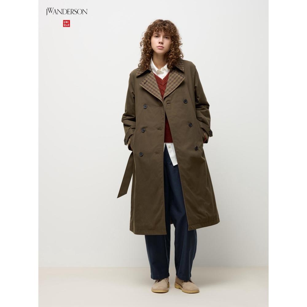 

Утепленный тренч Uniqlo 37 BROWN/WOMEN S