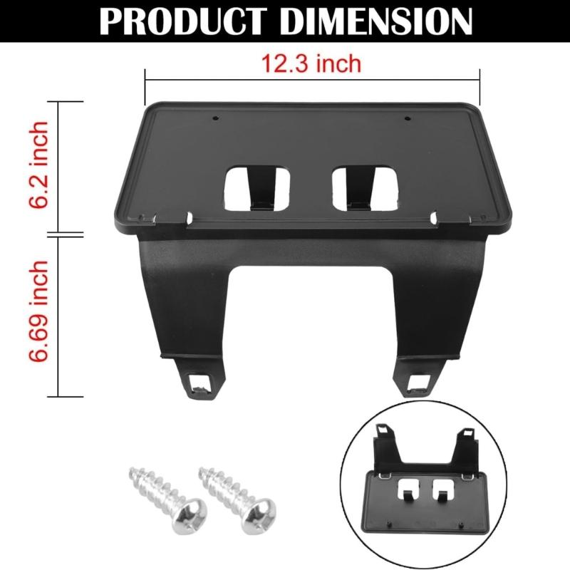Direct Fit License Plate Mounting Bracket Part Number LC3Z17A385AB Replacement Parts For F250 F350 Models