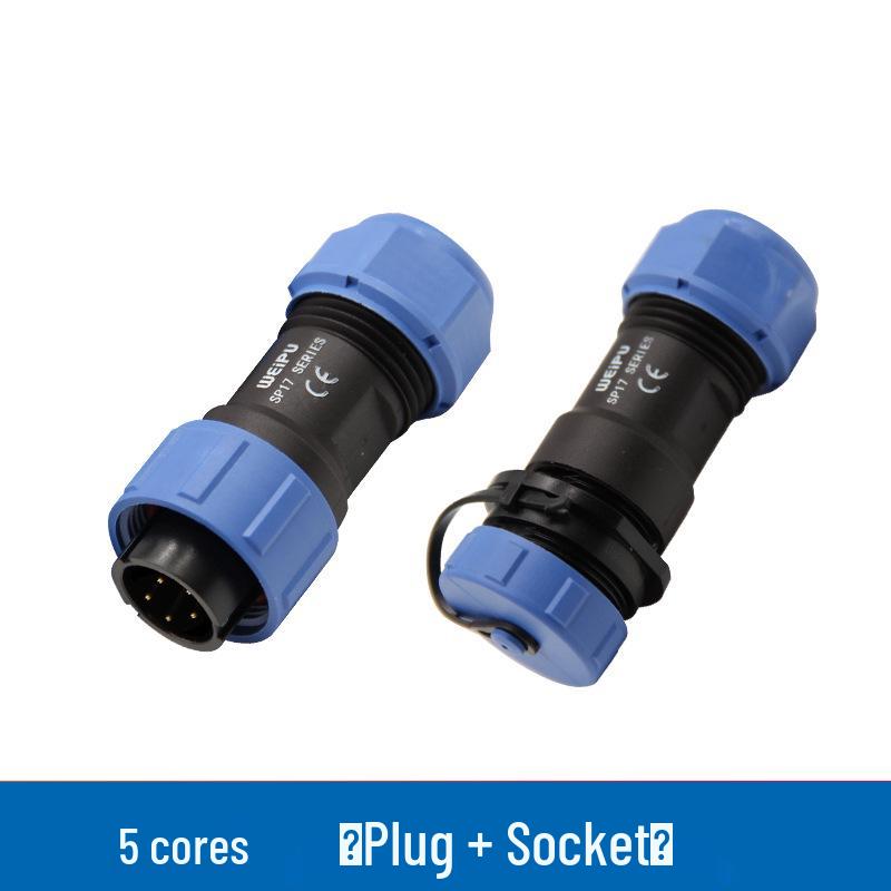 Weipu SP17 Series 2-9 Pin IP68 Waterproof Aviation Plug Connector