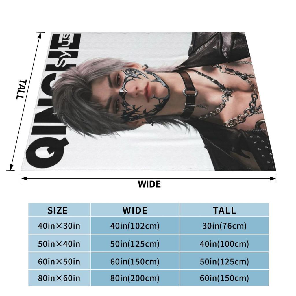 Sylus Style Love And Deepspace Blanket Soft Warm Flannel Throw Blanket Plush for Bed Living Room Picnic Travel Home Sofa