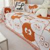 Cartoon Black and White Chenille Sofa Cover Cloth Sofa Blanket All-inclusive Dustproof Four Seasons Universal Cartoon Cute Sofa Cover Towel