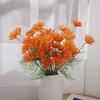 Artificial Flowers 5 Heads Faux Silk Wildflowers with Stems Fake Spring Flower Bouquet for Home Wedding Garden Vase Decor
