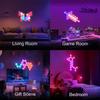 Hexagon Smart RGB Wall Light USB Color Changing Ambient Night Light DIY Mode Music Rhythm Sync APP Control for Game Room Bedroom