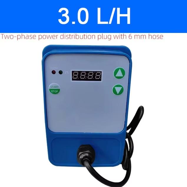 Mini Dosierpumpe Elektromagnetische Membran Dosierpumpe Mikro Säure Alkali Elektrische Membranpumpe Abwasserbehandlung Dosierpumpen