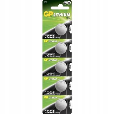 Gp Batteries Lithium Button Cell Cr2025, 2187
